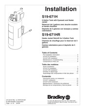 Bradley S19-671H Installation