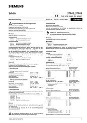 Siemens 3TF42 Instructions De Service