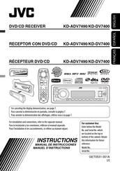 JVC KD-DV7400 Manuel D'instructions