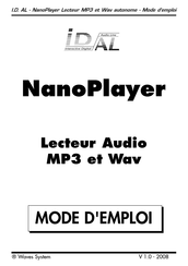 I.D.AL NanoPlayer Mode D'emploi