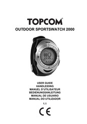 Topcom OUTDOOR SPORTSWATCH 2000 Manuel D'utilisateur