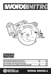 Worx Nitro WX520L Mode D'emploi