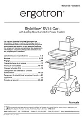 Ergotron StyleView SV44 Manuel De L'utilisateur