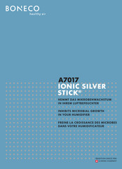 Boneco A7017 IONIC SILVER STICK Mode D'emploi