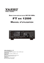 Yaesu FT DX 1200 Manuel D'utilisation