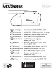 Chamberlain LiftMaster Professional 3780 Instructions