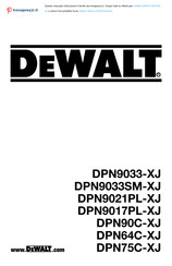 DeWalt DPN75C-XJ Notice D'instructions
