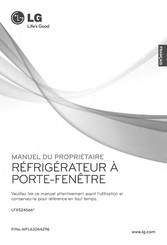 LG LFXS24566 Serie Manuel Du Propriétaire