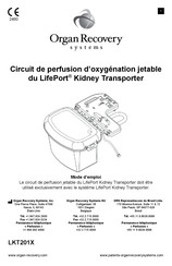 Organ recovery systems LKT201X Mode D'emploi