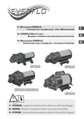 Everflo EF 3000 Instructions Pour L'assemblage