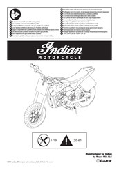 Razor Indian Motorcycle Challenger Limited Mode D'emploi