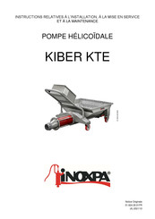 iNOXPA KIBER KTE Serie Instructions Relatives À L'installation, À La Mise En Service Et À La Maintenance