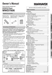 Magnavox MWD7006 Manuel D'utilisation De L'appareil