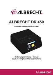 Albrecht DR 450 Guide D'utilisateur