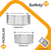 Safety 1st MODULAR 3 Mode D'emploi & Garantie