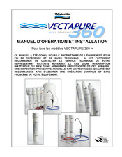 Waterite VECTAPURE 360 Triple cartouche Guide D'installation Et D'operation