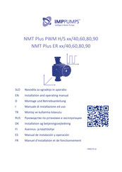 IMPPUMPS NMT Plus PWM H/S 90 Manuel D'installation Et De Fonctionnement