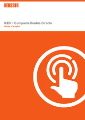 Heusser KZD II Mode D'emploi