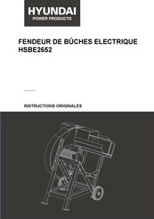 Hyundai HSBE2652 Instructions Originales