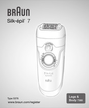 Braun Silk-epil 7 Legs & Body 7380 Mode D'emploi
