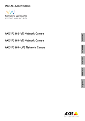 Axis Communications P3363-VE Guide D'installation