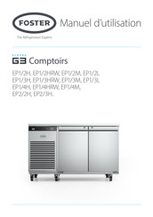 Foster ECOPRO G3 Comptoirs EP1/2LEP1/3H Manuel D'utilisation