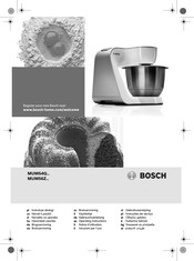 Bosch MUM54Q Série Notice D'utilisation