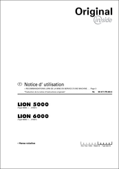 Pottinger LION 6000 Notice D'utilisation