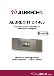 Albrecht DR 463 Mode D'emploi