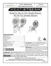 Pinnacle International HEATSTREAM HS-15-TTC Mode D'emploi