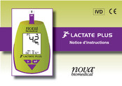 Nova biomedical LACTATE PLUS Notice D'instructions