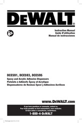 DeWalt DCE595 Guide D'utilisation