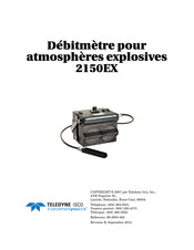 Teledyne Isco 2150EX Manuel D'installation Et D'utilisation