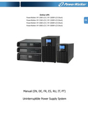 PowerWalker VFI 1500R LCD Manuel