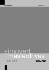 Siemens SIMOVERT MASTERDRIVE Vector Control Encastrable Mode D'emploi
