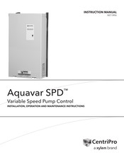 Xylem CentriPro Aquavar SPD40300 Directives D'installation, D'utilisation Et D'entretien
