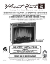 Pleasant Hearth GCE18TRG13 Directives D'installation Et D'utilisation