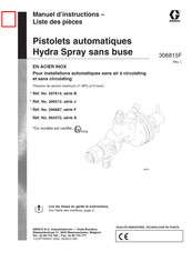 Graco Hydra Spray B Serie Manuel D'instructions Et Pièces Détachées