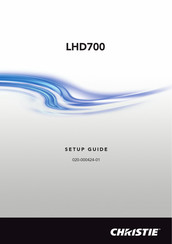 Christie LHD700 Guide De Référence Rapide