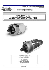 Graupner JetCat P60 Instructions D'utilisation