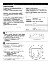 Honeywell 5809 Guide D'installation