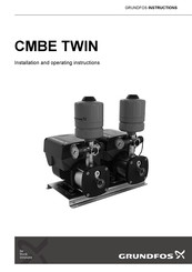 Grundfos CMBE TWIN 5-62 Notice D'installation Et De Fonctionnement