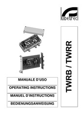 Videotec TWRB Manuel D'instructions
