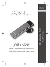 Callstel GREY STAR Mode D'emploi