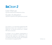 SoClean 2 Guide D'utilisation