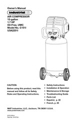 MAT Industries Industrial Air C151I Manuel Du Propriétaire