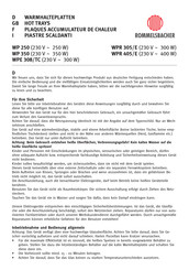 Rommelsbacher WP 250 Guide De L'utilisateur