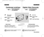 Samsung VP-D20 Mode D'emploi