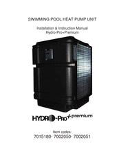 Hydro-Pro+ Premium 22M Manuel D'installation Et D'utilisation