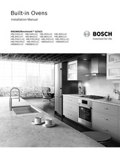 Bosch HBL8661UC Manuel D'installation